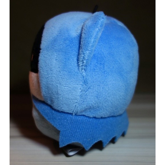 Batman Hallmark Fluffball Plush Superhero Ornament Decoration Toy 4" CUTE - Picture 2 of 6
